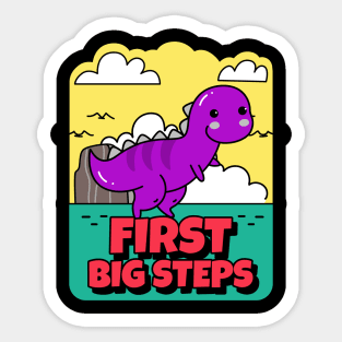 First Big Steps Sticker